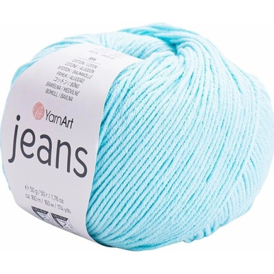 YarnArt Jeans 76 dětská tyrkysová