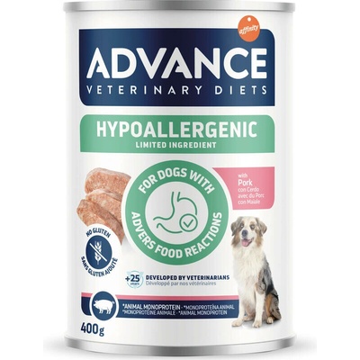 Advance Veterinary Diets Hypoallergenic vepřové 0,4 kg