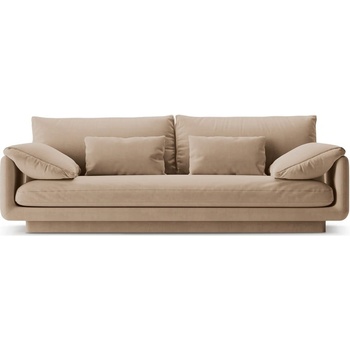 Micadoni Бежов кадифен диван 220 cm Torino - Micadoni (MIC_3S_184_F1_TORINO2)