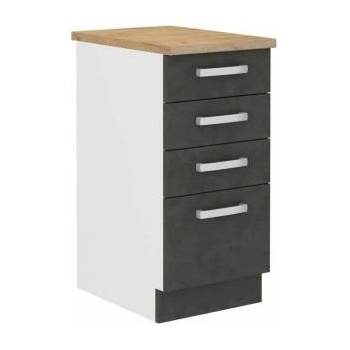 BigBuy Home Помощна мебел 60 x 40 x 80, 4 cm Сив