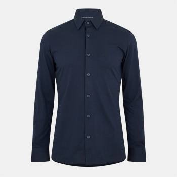 HUGO BOSS Hank Kent Slim Fit Shirt - Dark Blue