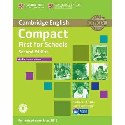 Compact First for Schools Workbook Without Answers with Audi
