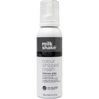 Milk Shake Colour Whipped Cream Barevná bezoplachová vyživující pěna 100 ml INTENSE GREY