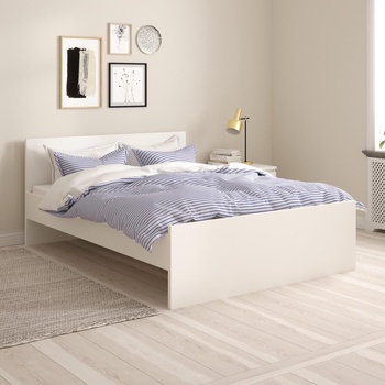 Легло Naia 140x190 см Бял