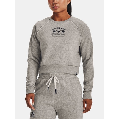 Under Armour UA Project Rock Hm Gym Flc Crw Sweatshirt Under Armour | Siv | ЖЕНИ | S