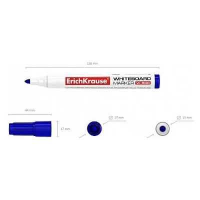 МАРКЕР ЗА Б. ДЪСКА erich krause w-500 0.8-2.2ММ СИН