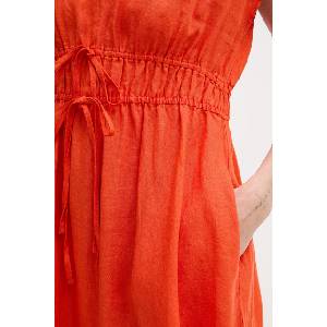 Benetton рокля от лен (4AGHDV0CK) - answear - 132,98 лв