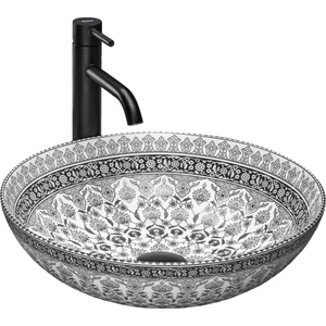 Rea Arte 40 cm white/dark grey (REA-U8002)