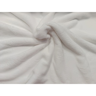 Coral fleece bílý (white)
