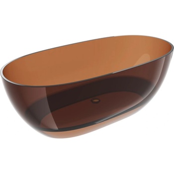 Mexen Pure earth свободностояща прозрачна вана 170 x 80 см, хромиран изпускател - 58071708005 (58071708005)