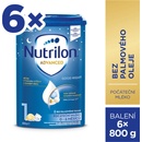 Dojčenské mlieka Nutrilon 1 Good Sleep na dobrú noc 6 x 800 g