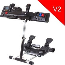 Wheel Stand Pro DELUXE V2, stojan na joystick a pedále Saitek Pro Rudder, Pro Flight Yoke System