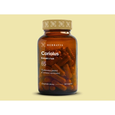 Herbavia.cz Coriolus extrakt z hub 60 kapslí
