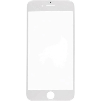 AppleKing přední dotykové sklo, včetně OCA lepidla, rámečků pro přední fotoaparát, proximity sensor a mřížky pro sluchátko pro iPhone 7 - bílé