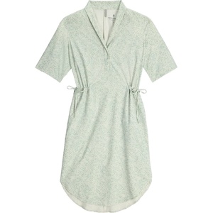 Royal Robbins Дамска рокля Royal Robbins Women's Spotless Traveler Dress S/S Dress - Sage Leaf Briar Pt - размер XS (134-0605-0911)