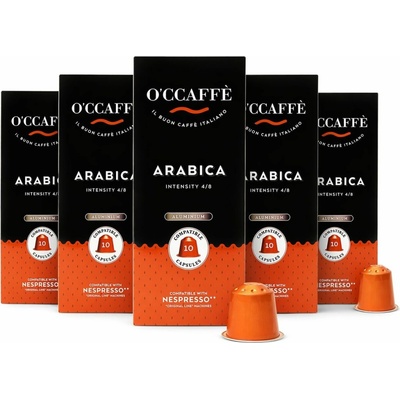 O'Ccaffé Kapsle pro Nespresso Arabica hliník 50 porcí