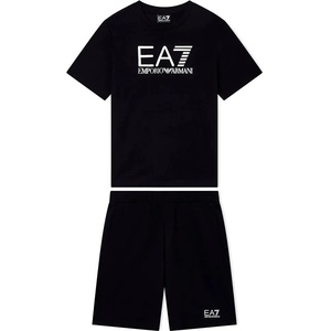 Ea7 emporio armani 7B000302_AF10375 short sleeve set - Black (Black)