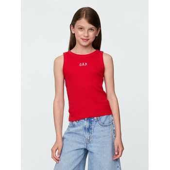 GAP Детски ребрест потник с лого GAP GAP | Cherven | Момичешки | 104/110