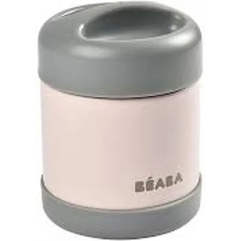 BÉABA Термос за храна Beaba - Dark mist/Light pink, 300 ml (912908)