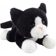 kočka černo bílá Uni Toys realistická eco 20 cm