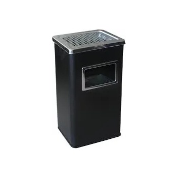 Image 1 of Horecano G-Пепелник правоъгълен ЧЕРЕН 24x30xh61cm (11772-002) (018577)