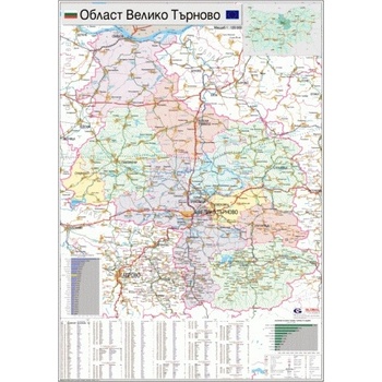 Mapmedia Карта на област Велико Търново