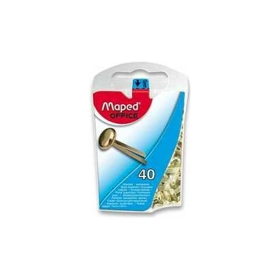 Mosadzné sponky, 40 ks