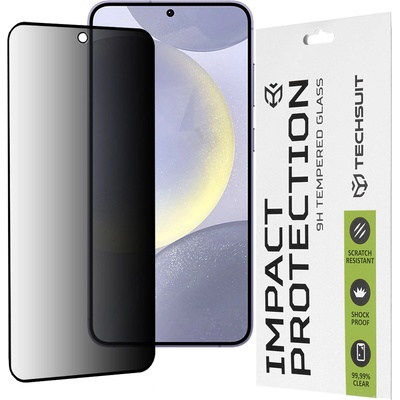 Techsuit Протектор за Samsung Galaxy S24 Plus / S25 Plus - 111D Privacy Full Glue - Черен