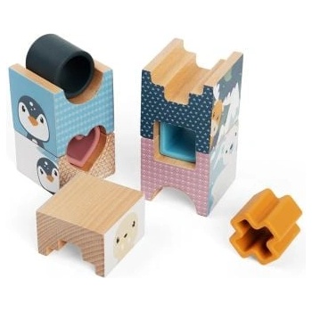 Bigjigs Toys Дървена Низанка Арктика Bigjigs (36040)