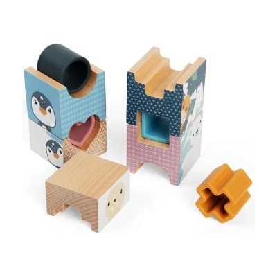 Bigjigs Toys Дървена Низанка Арктика Bigjigs (36040)