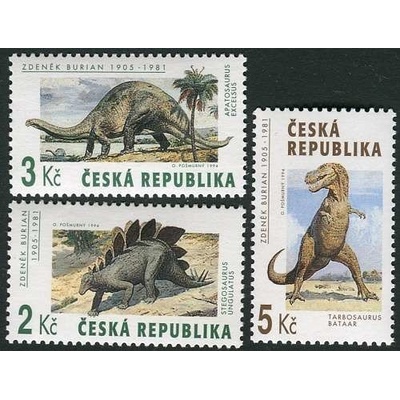 Česká pošta (1994) Pof. 42 - 44 ** - Česká republika - Veleještěři (série)