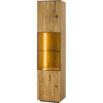 Szynaka Minura 10 45 cm s LED osvětlením z masivu dub přírodní