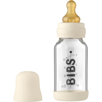 Bibs Baby Bottle sklenená fľaša 110ml ivory