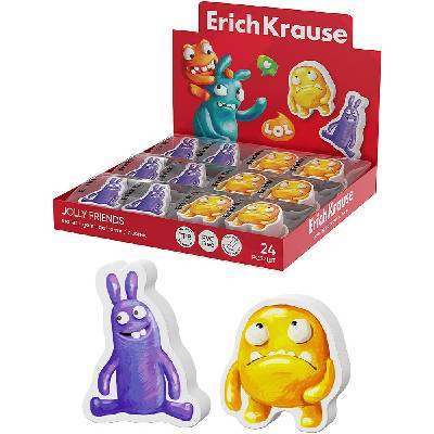 Гума Erich Krause Jolly Friends - Асортимент (63544)