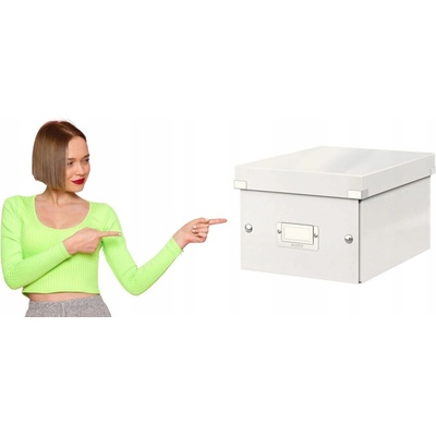 Leitz Malá univerzální krabice Click & Store, Bílá