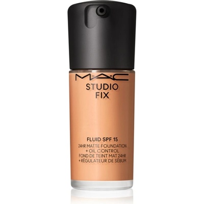 MAC Cosmetics Studio Fix Fluid SPF 15 24HR Matte Foundation + Oil Control матиращ фон дьо тен SPF 15 цвят C5.5 30ml