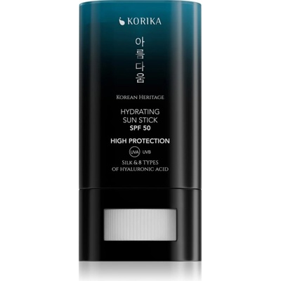 KORIKA Korean Heritage Silk & 8 Types of Hyaluronic Acid Hydrating Sun Stick SPF 50 слънцезащитен стик SPF 50 20 гр
