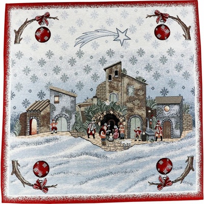 Mondo Vánoční gobelínový ubrus 90x90 cm Chenille IT013 90x90 cm
