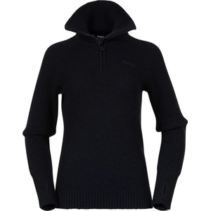 Bergans of Norway Дамски вълнен пуловер Bergans Ulriken Lady Jumper Merino jumper - Navy Blue - размер XS (105-0573-1611)