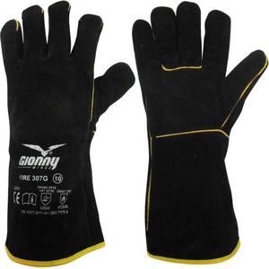 PAYPER fire 307g black s00290-0160 / Кожени ръкавици за заваряване - черни 10 (s0029001601400010)
