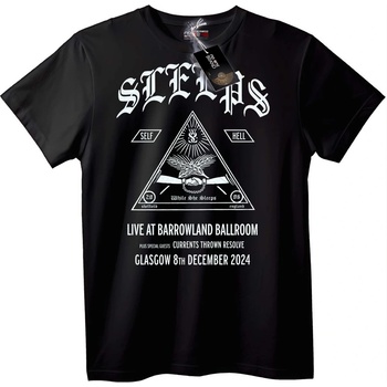 NOONEBRAND Тениска с While She Sleeps Лайв Турне - 2XL, White