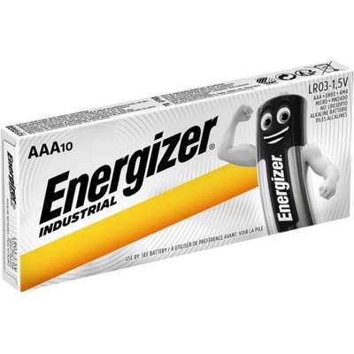Energizer battery industrial pro aaa lr03 1.5v 10 pcs (361060)