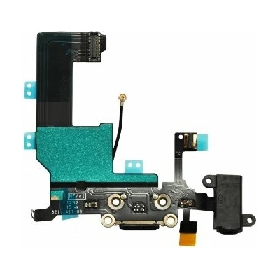 Nabíjací konektor s mikrofónom iPhone 5C Farba: Čierna