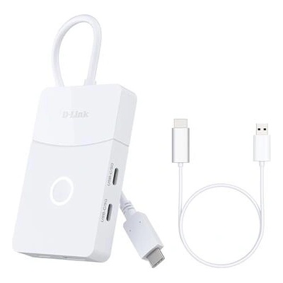 D-Link DUP-501 5-в-1 USB-C хъб с Wireless HDMI, 4K HDMI и PD 100W (DUP-501)