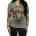 AFFLICTION тениска affliction - dakota fire - pale green lava wash - aw26433-plgl