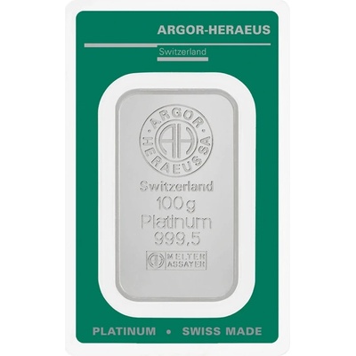 Argor-Heraeus platinový slitek 100 g – Zboží Dáma