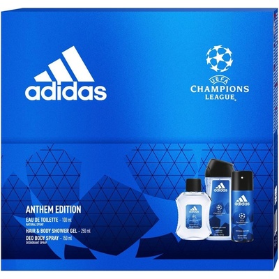 Adidas UEFA Champions League Anthem Edition VII EDT 50 ml + sprchový gél 250 ml darčeková sada