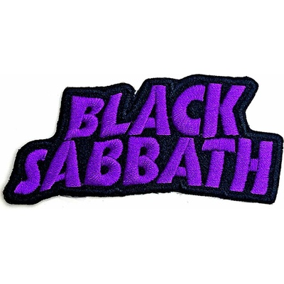 Nažehlovačka Black Sabbath - Cut Out Wavy Logo