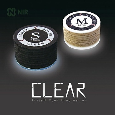 Kamui kůže na tágo Black Clear Original SuperSoft 14 mm – Zboží Dáma