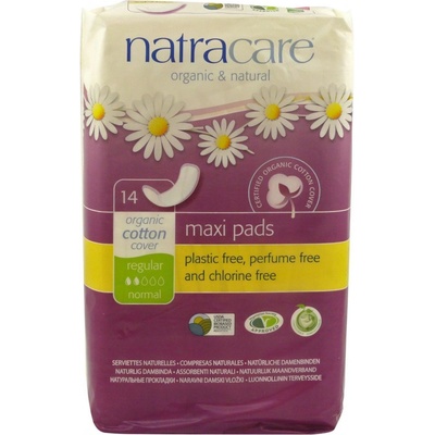 Natracare Maxi Pads Regular Normal dámske vložky 14 ks